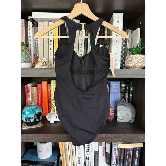 🐿️ NWT Andie Swim The Catalina Flat One-Piece Tankini In Black Size XXS - Picture 4 of 7